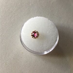 New bvla threaded crown with rose cut rhodolite garnet in rose gold ❤️❤️‍🔥💕